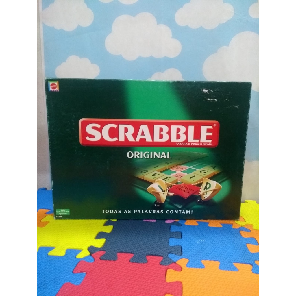 Jogo De Tabuleiro Scrabble Palavras Cruzadas Em Mattel