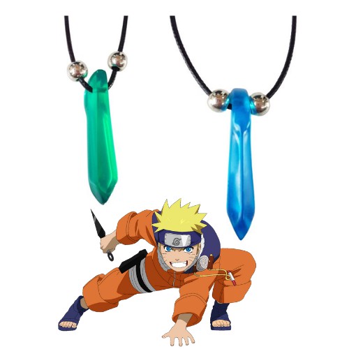 Colar Naruto Tsunade Pedra Azul Primeiro Hokage Hashirama