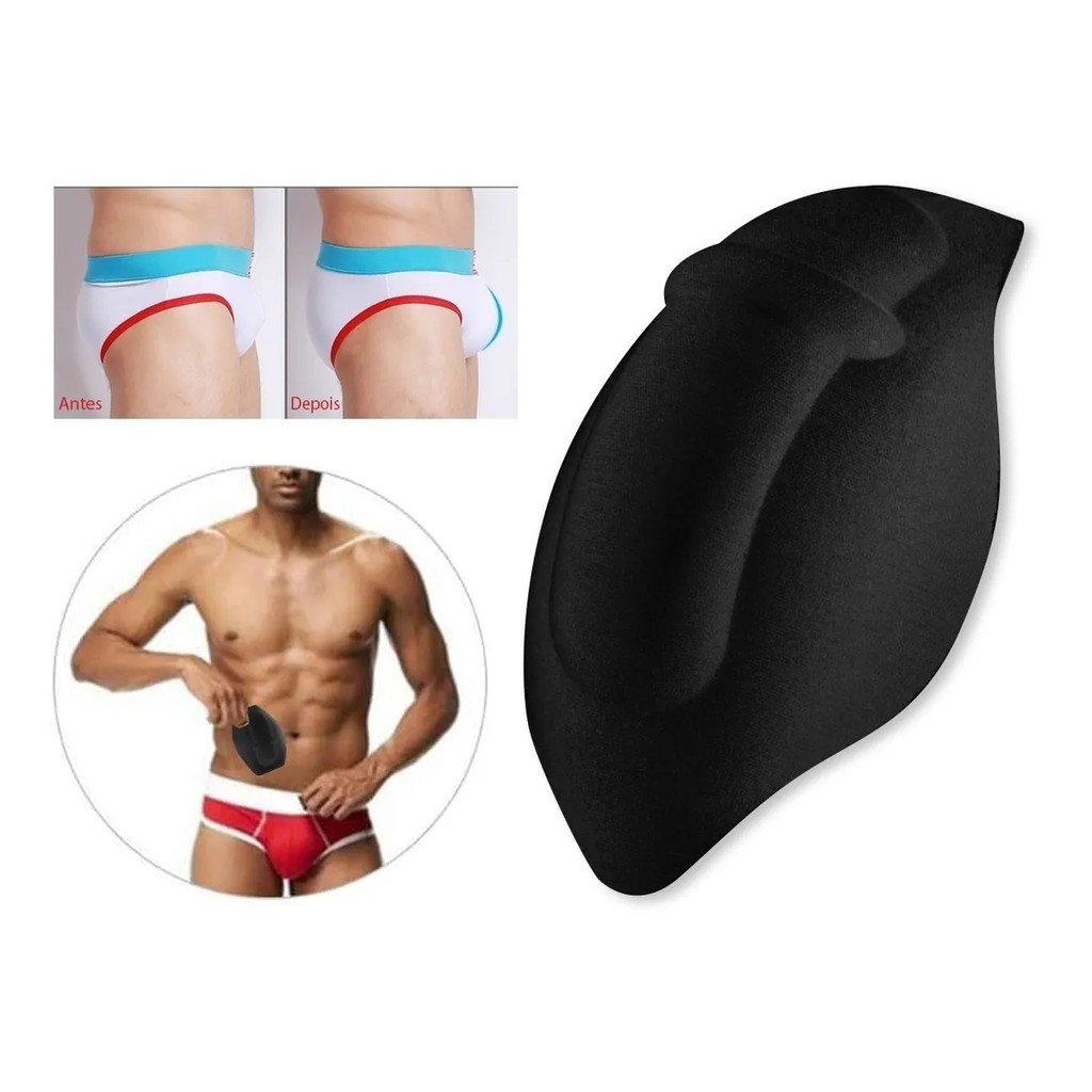 Enchimento De Cueca Sunga Natural Aumenta Volume Bojo | Shopee Brasil