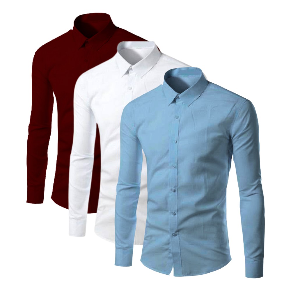 Camisa social best sale manga longa slim