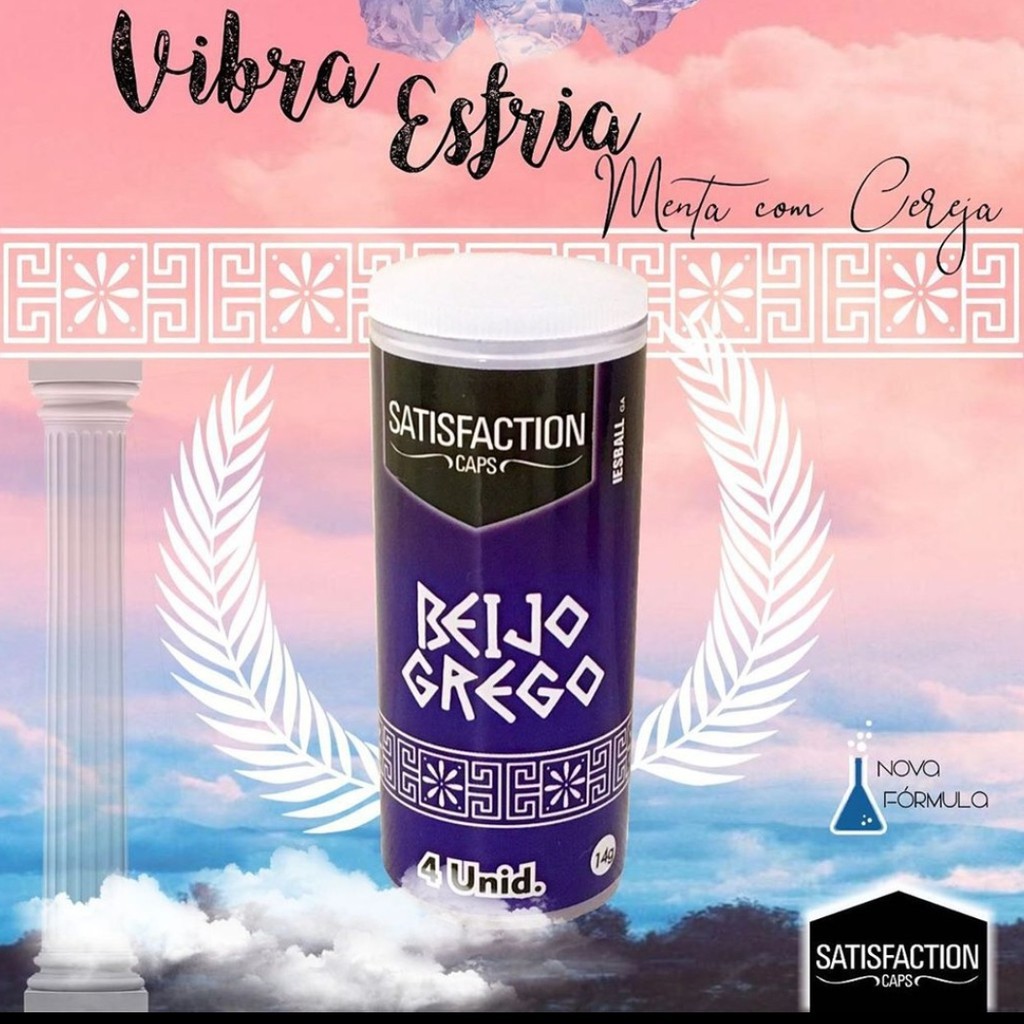 BOLINHAS BEIJO GREGO SATISFACTION 4 UND | Shopee Brasil