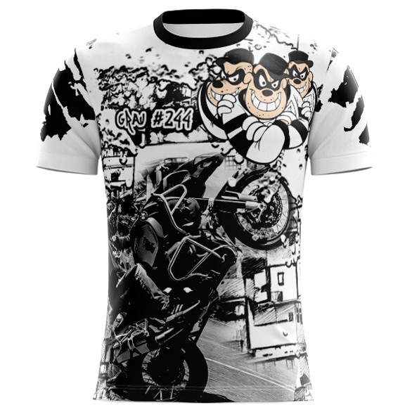 Camiseta moto homenagem a grau 244