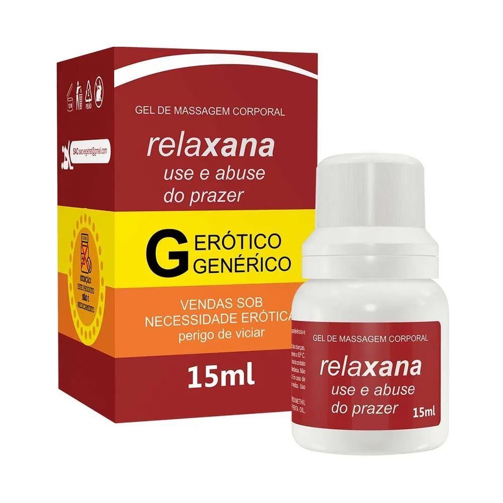 Gel Lubrificante Oral RELAXANA - Oleo Comestivel/ Sexo Oral/ Anal/ Vaginal/  Gelado