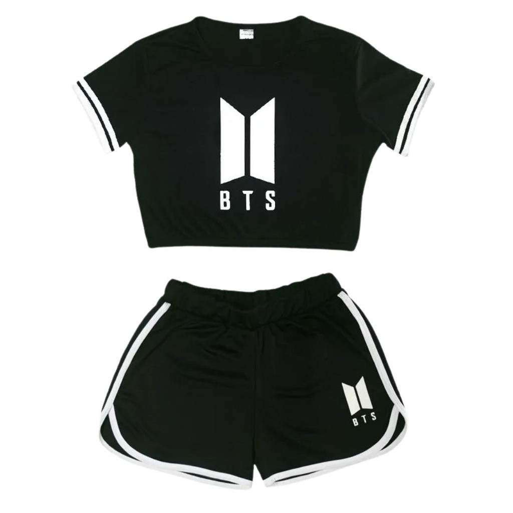 Conjunto bts sale blusa e saia