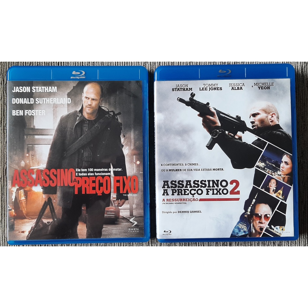 Coleção Assassino A Preço Fixo Blu Ray E Dvd (3 Filmes)