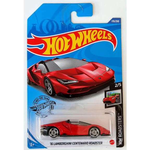 HOT WHEELS HW ROADSTERS 16 LAMBORGHINI CENTENARIO ROADSTER ESCALA1 64