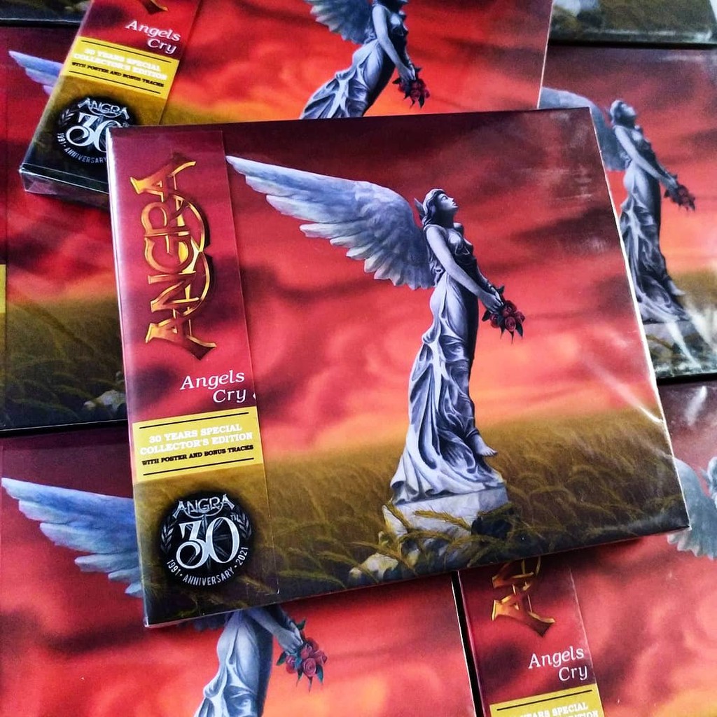 CD Angra - Angels Cry - Edição Especial de 30 Anos (Pôster e