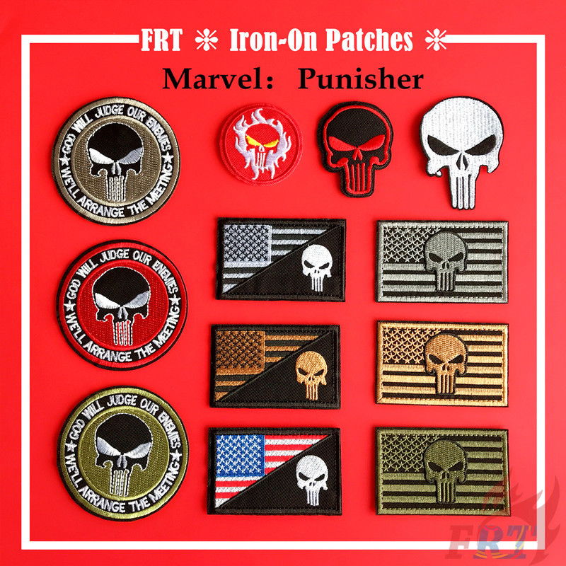 Punisher Iron on Patch