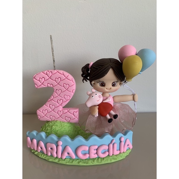 Vela Peppa Pig - Para Bolo, Aniversário E Festa