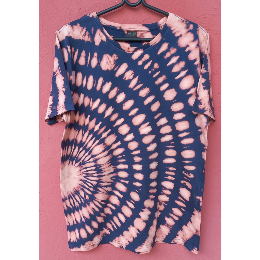 Camiseta Tie Dye Nuvem - Azul