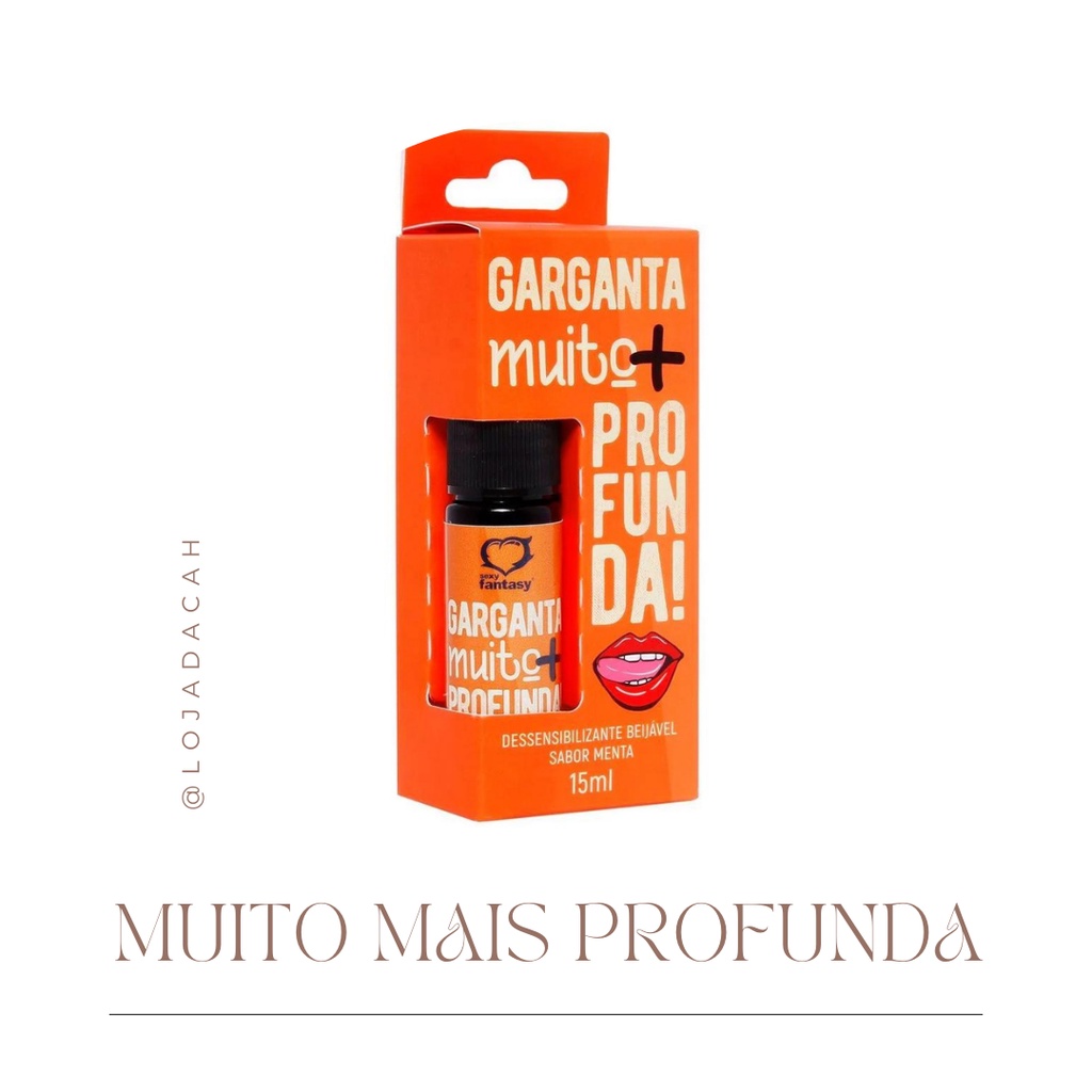 Garganta Muito Mais Profunda Spray Anestésico | Shopee Brasil