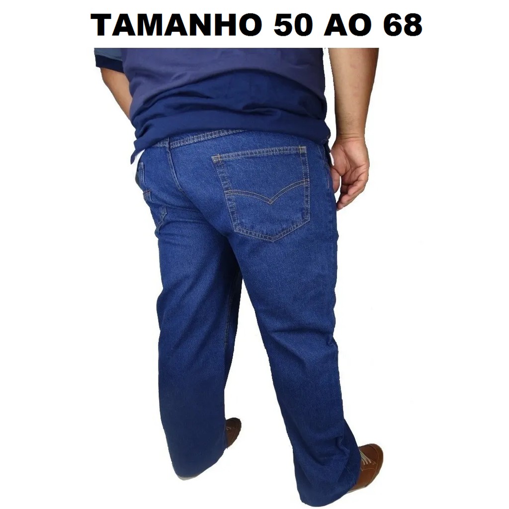 Calças jeans store masculina tamanho 52