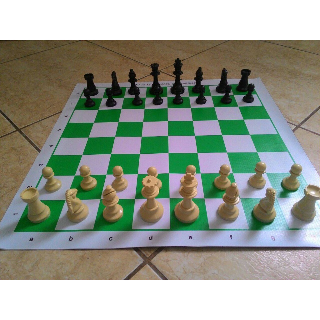 Jogo de xadrez, jogo de xadrez de 32 peças Plast portátil fácil de  armazenar PS plástico resistente ao desgaste profissional com tabuleiro de  xadrez