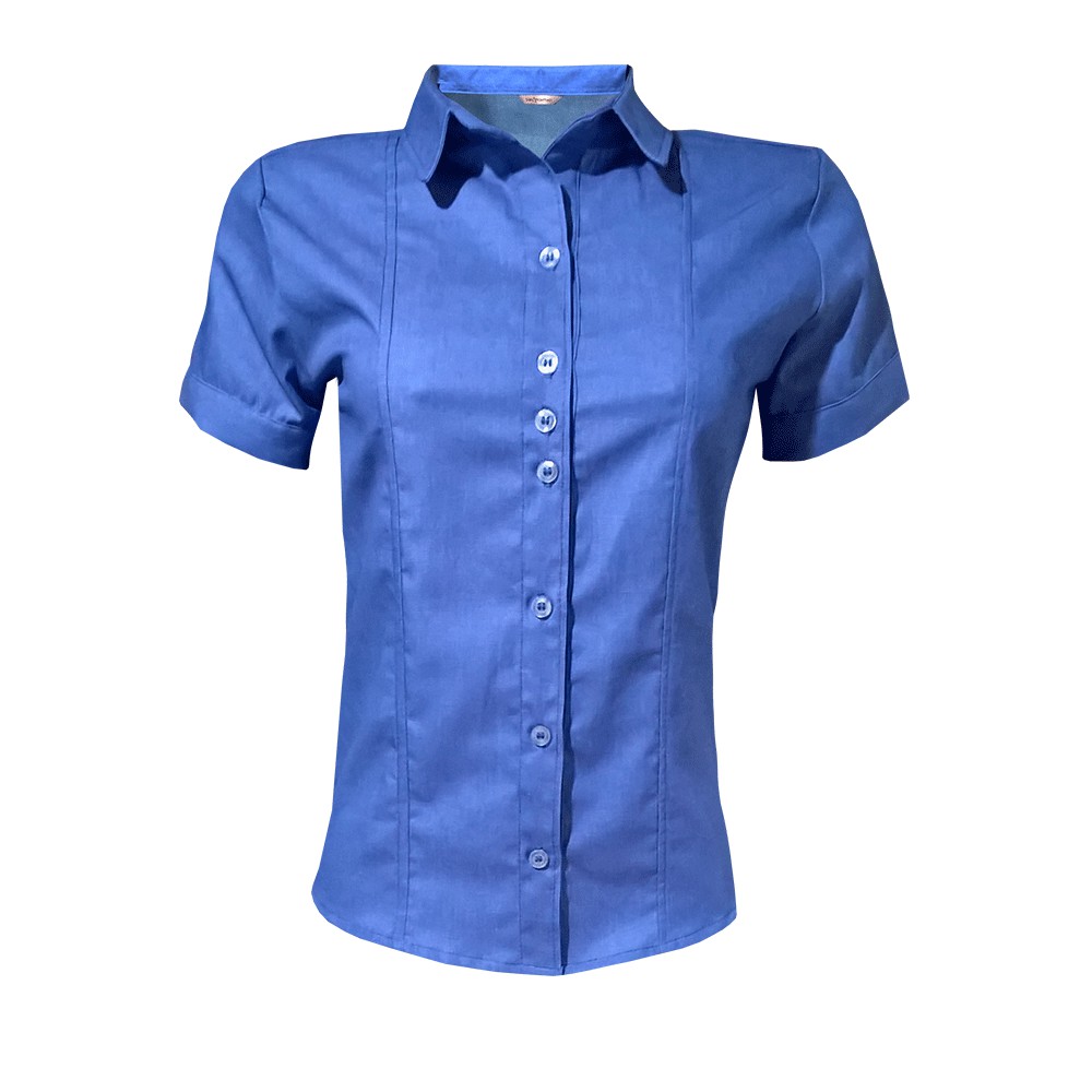 Camisa jeans hot sale curta feminina