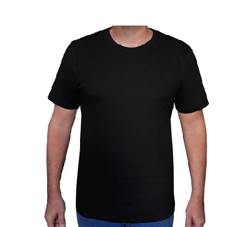 Camiseta preta, Poliéster Para Sublimação