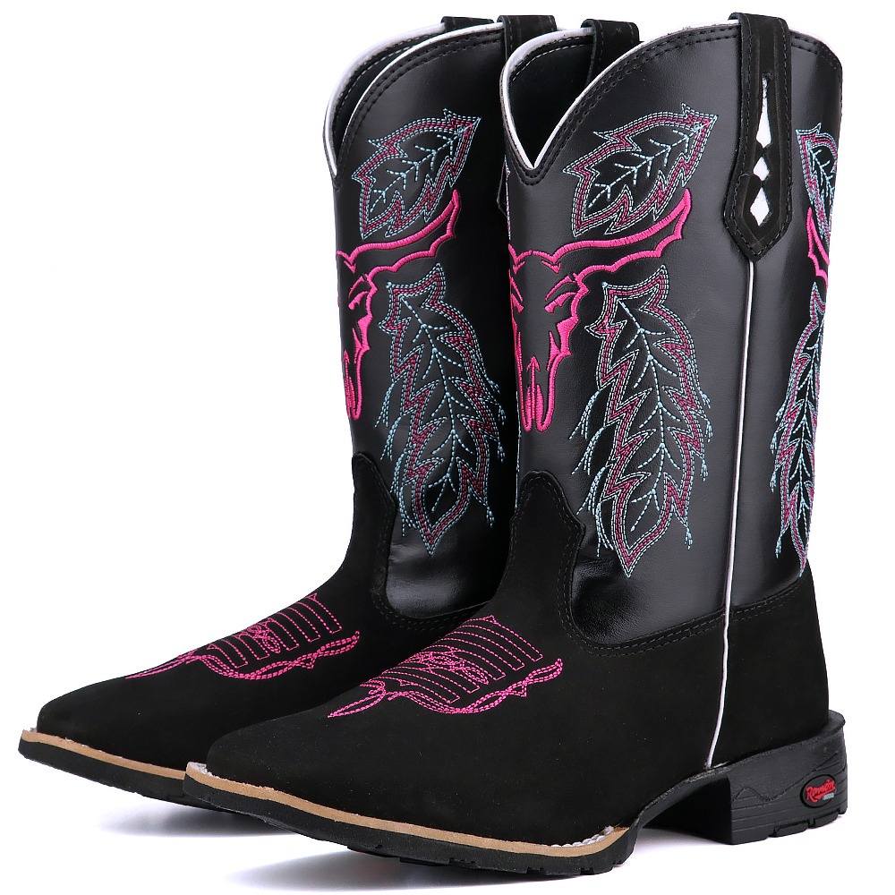 Bota preta country store feminina