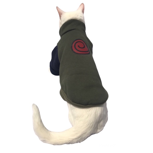 roupinha pet fantasia cosplay anime sasuke naruto shippuden