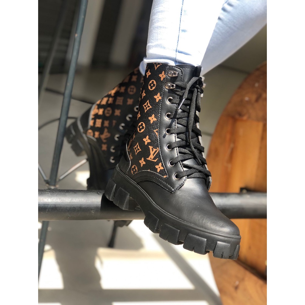 Bota Louis Vuitton Ankle Boot Preta