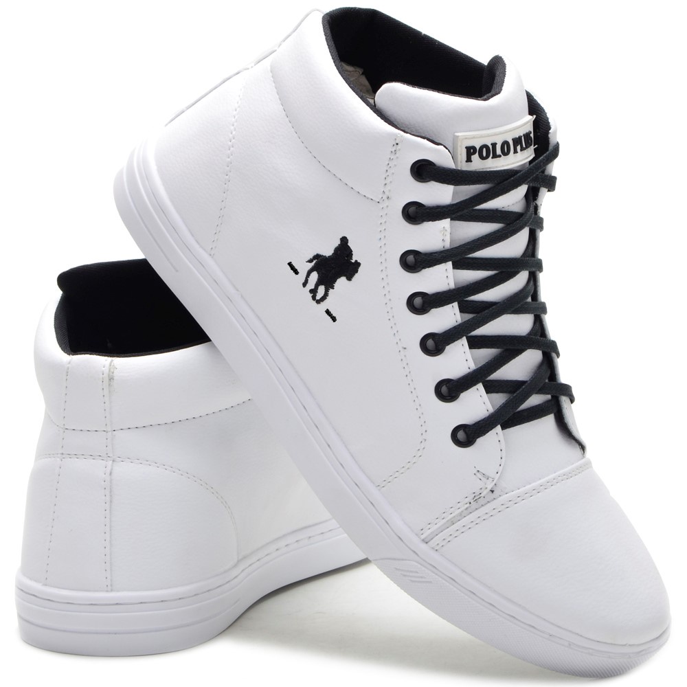 Tenis botinha sales branco masculino