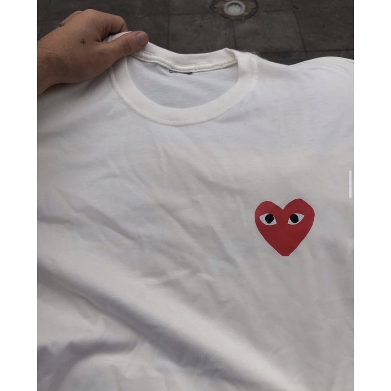 Camiseta comme des garçons new arrivals