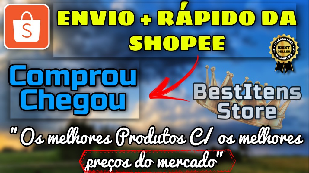 Shopee Brasil Divulgação lojas e melhores produtos