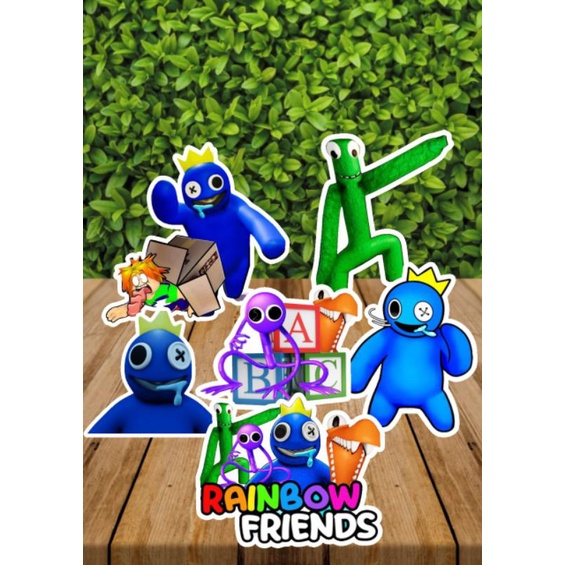 Desenhei o blue azul babão rainbow friends #rainbowfriends
