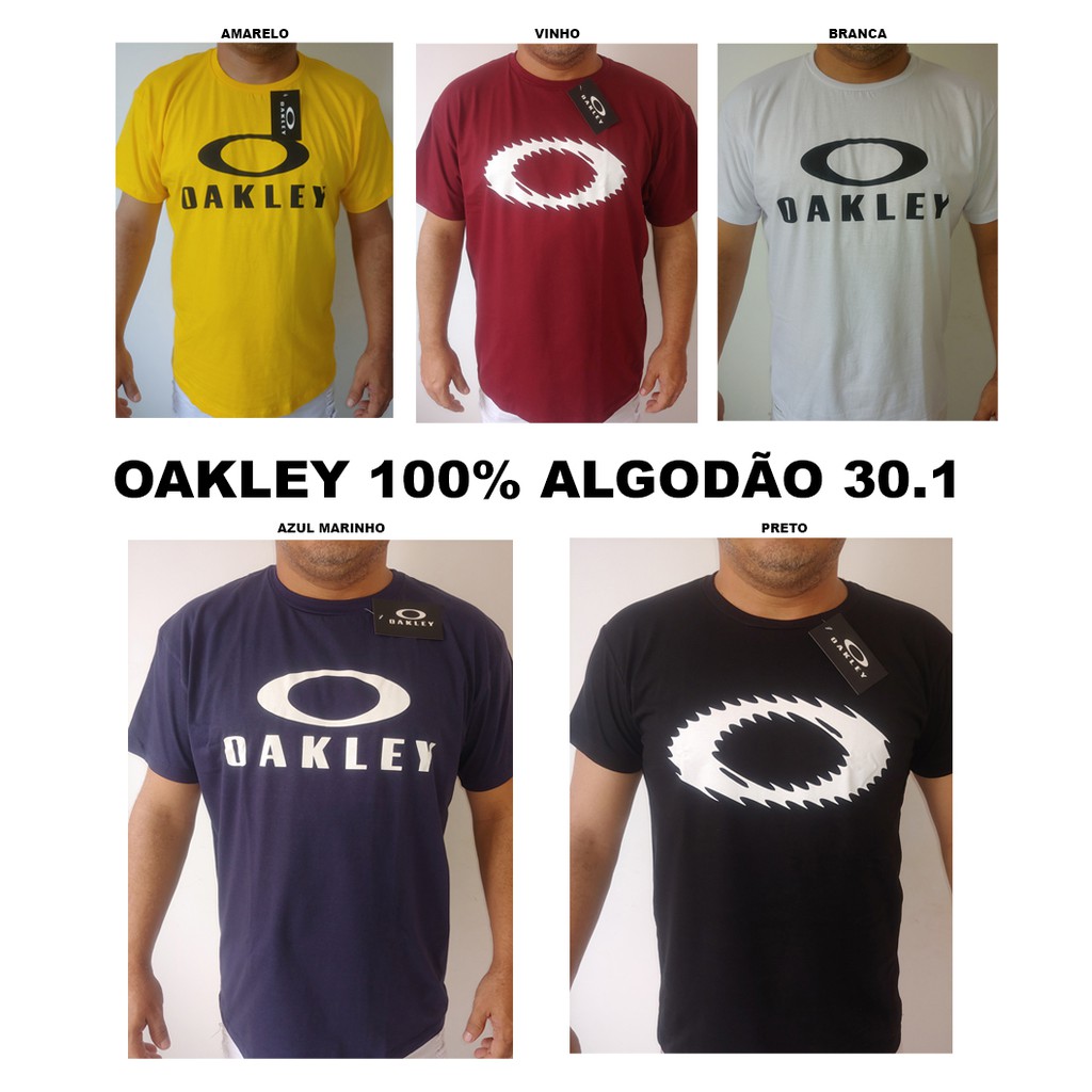 Camiseta Oakley Vinho Masculina - Oak Store