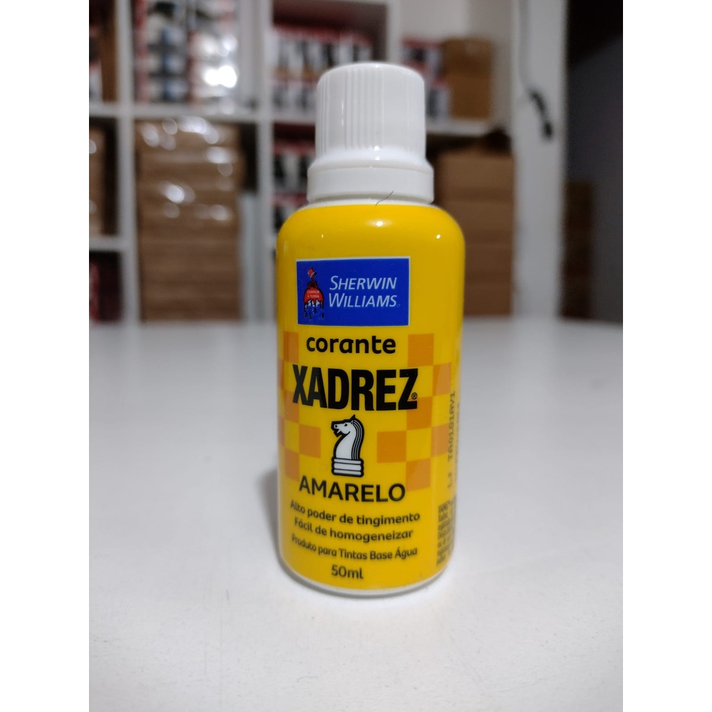 Tinta Corante Xadrez Marrom 50ml Tubo