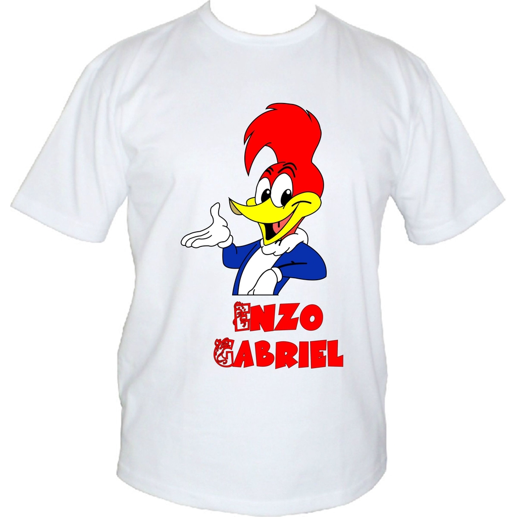 Camiseta Personalizada Pica Pau - Menino