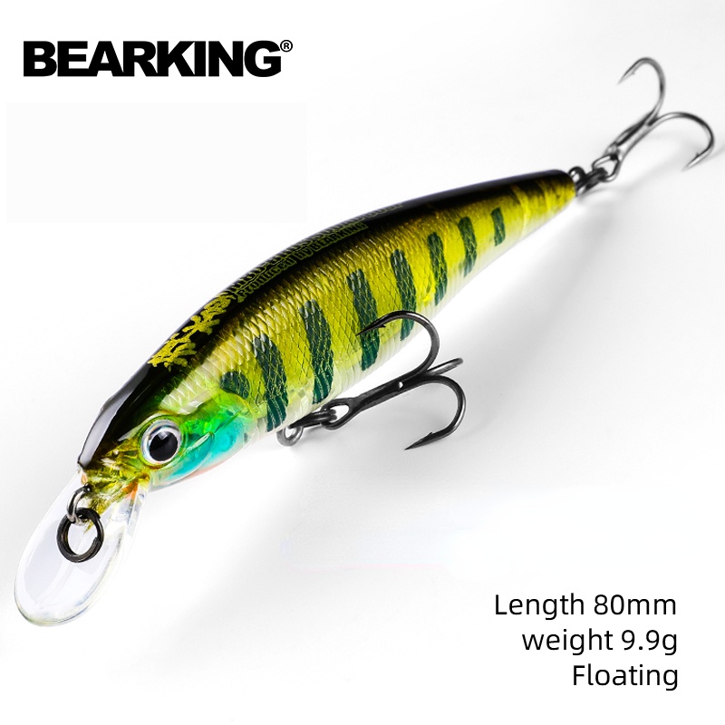 Professional Minnow Wobbler Fishing Lures 95mm 8.5g - Dive 1.2m