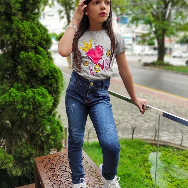 Calça jeans infantil feminina sales 8 anos