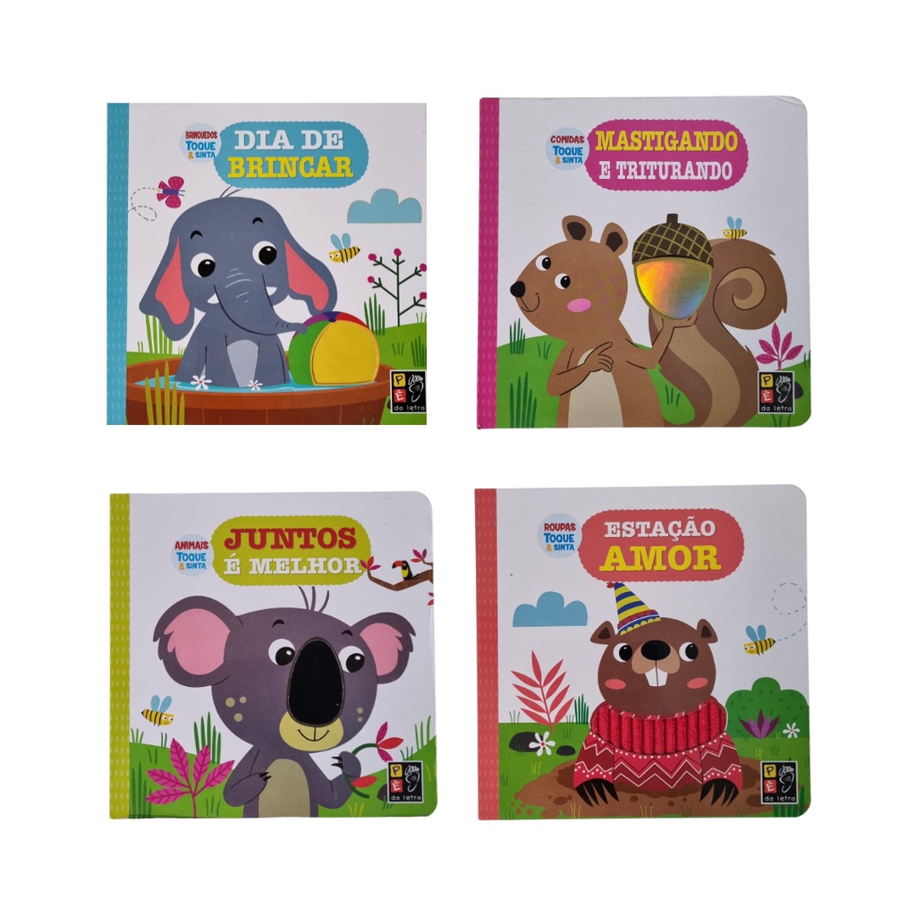 Ovelha - Animais fofinhos  Livro infantil com textura - Miniteca