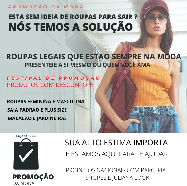 Roupas Femininas & Masculinas, Loja de Moda Online