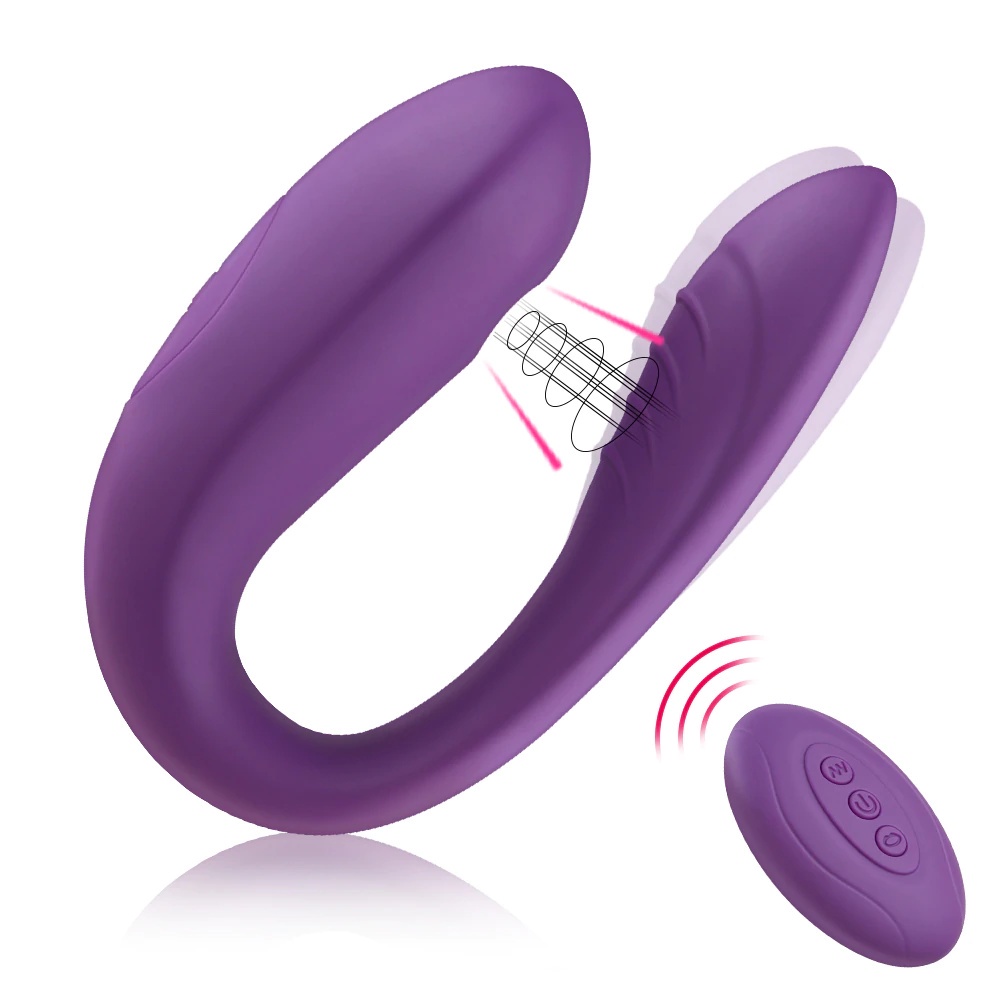 Vibrador Tipo U + Sucção clitoriana 10 Funções e Controle | Shopee Brasil