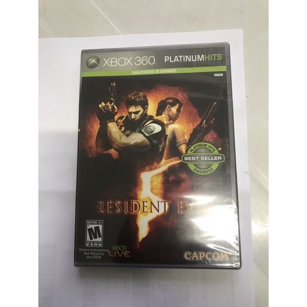 Jogo Xbox 360 Usado Resident Evil 5 Original Mídia Física - Power Hit Games