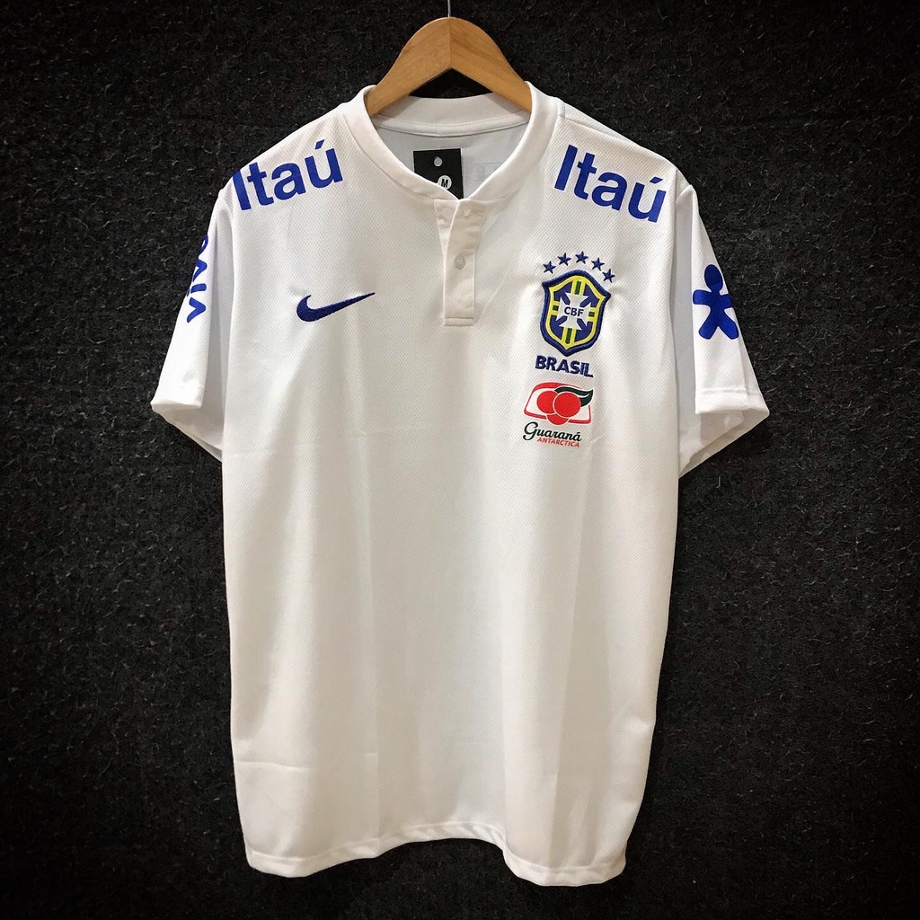 CAMISETA - BRASIL BRANCA ITAU