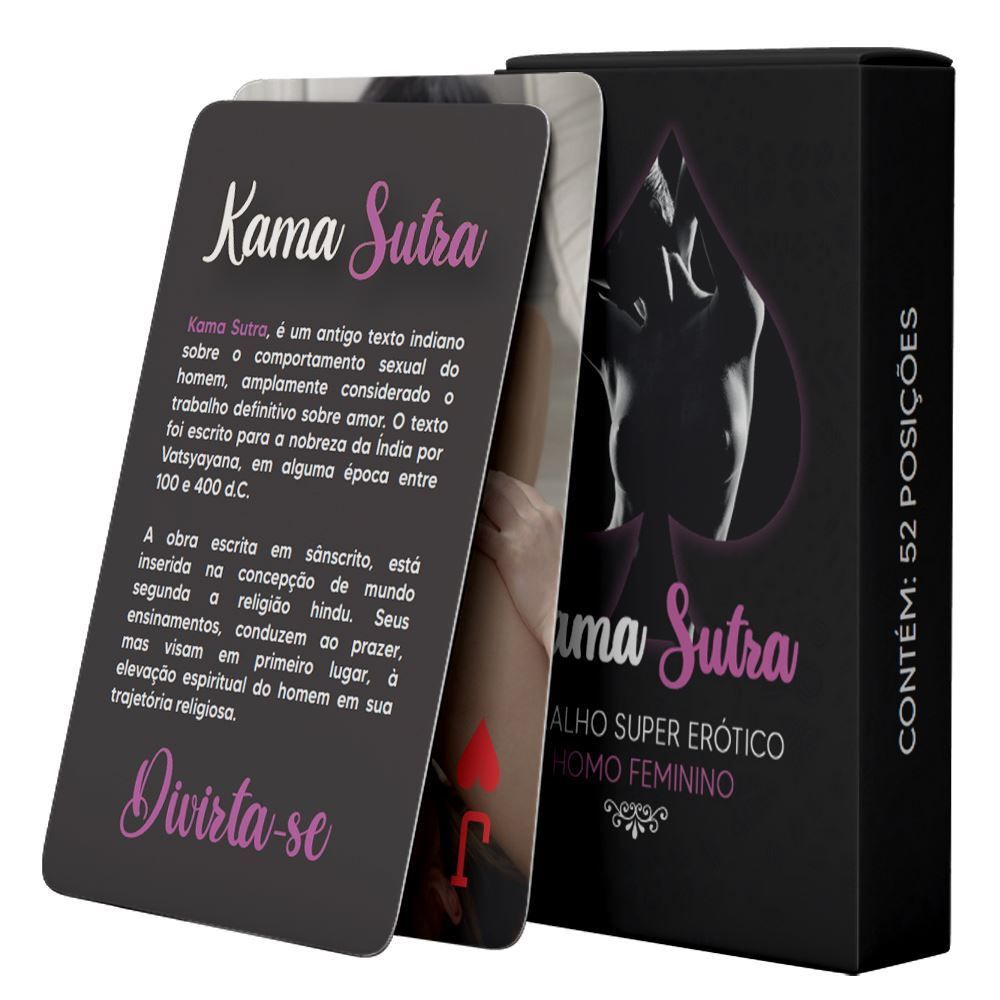 Baralho KAMA SUTRA LÉSBICA COPAG - Jogo Produtos Adultos/ VSK.STORY |  Shopee Brasil