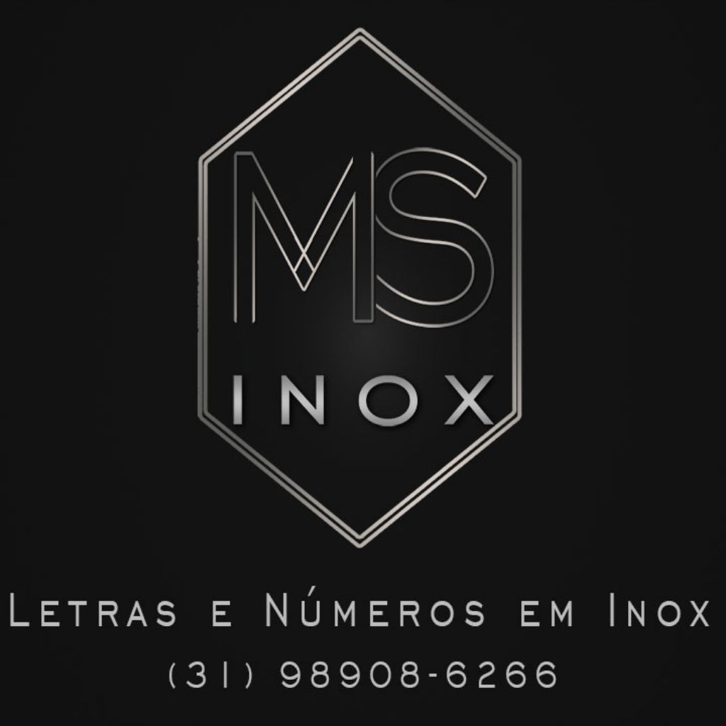 Ms Inox Letras e Números Inox, Loja Online | Shopee Brasil