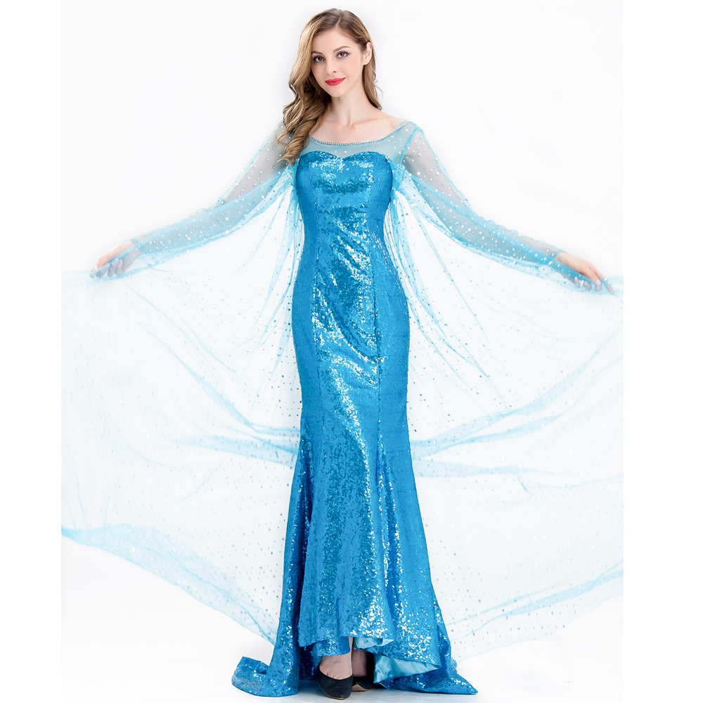 Vestido da hot sale frozen adulto