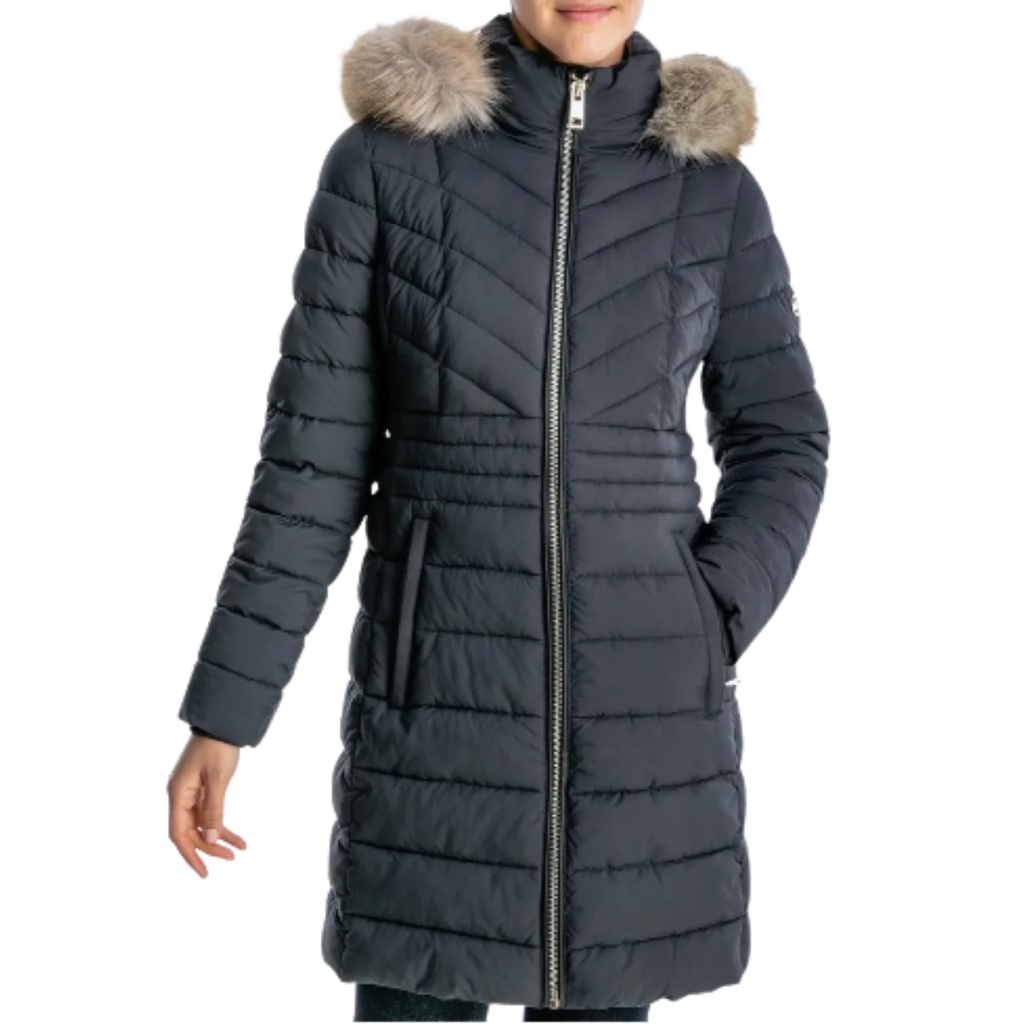 Michael Kors Sobretudo Capuz Pelo T rmico Neve Casaco Shopee Brasil