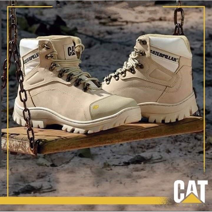 Kit de bota masculina Caterpillar Cat original - TopSulModas