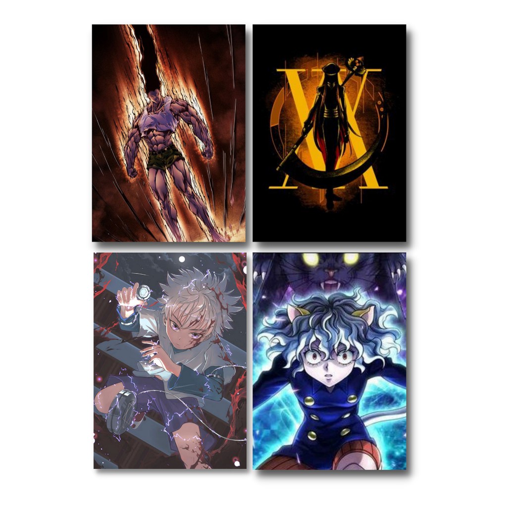 Placa Decorativa Anime Hunter x Hunter Gon Killua Kurapika