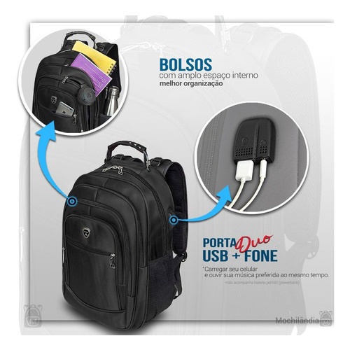 Mochila best sale power bank