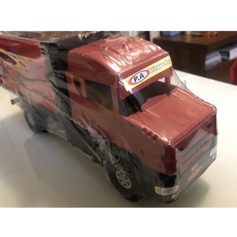 Mini Caminhão Furgão De Madeira - PA Brinquedos