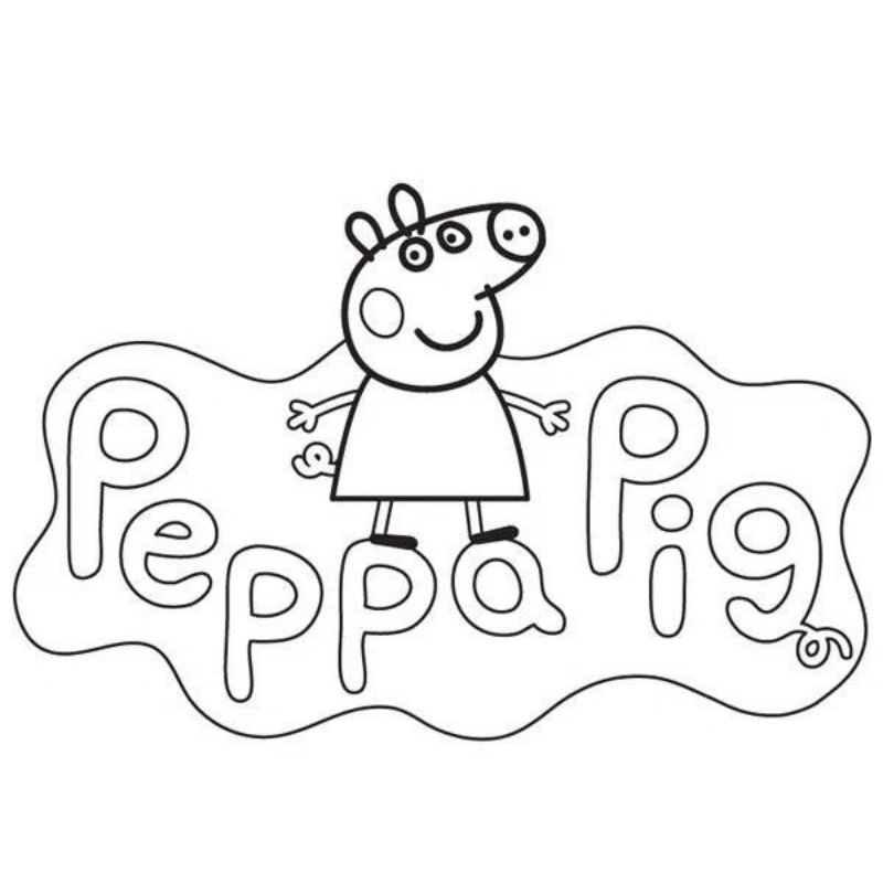 Peppa Pig 7 desenhos para Colorir  Desenhos para colorir peppa, Peppa pig  para colorir, Peppa pig desenho