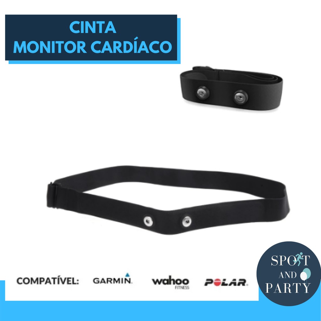 Cinta Monitor Cardiaco Garmin Polar Wahoo Shopee Brasil