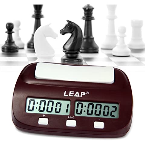 5un Relógio De Xadrez Digital Leap iBecker chess clock