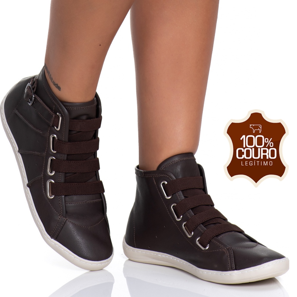 Tênis cano hot sale curto feminino