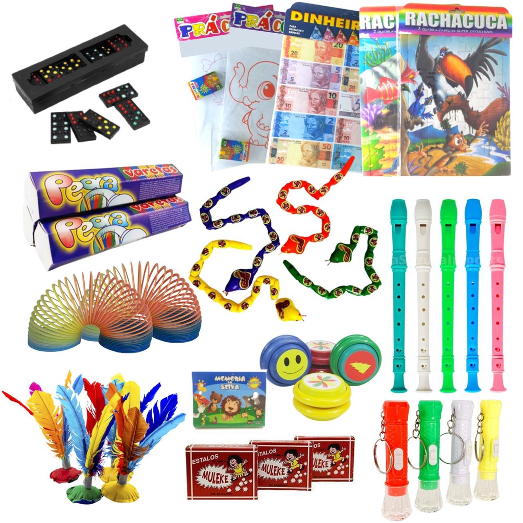 Kit 40 Quebra Cabeça Festa Junina Prendas Racha Cuca Infanti