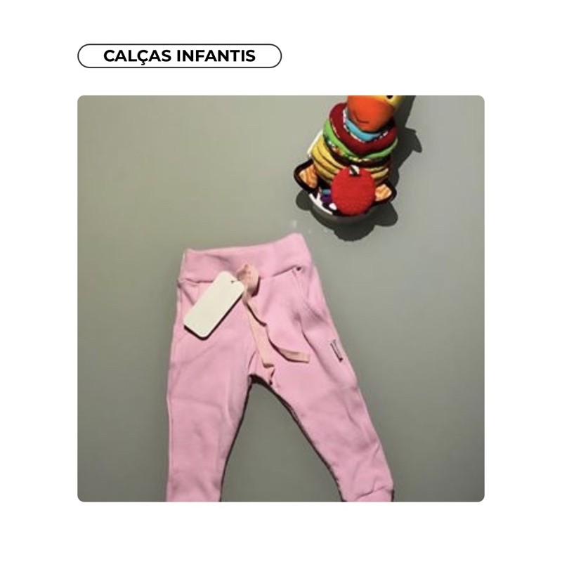 Calça ribana hot sale feminina infantil